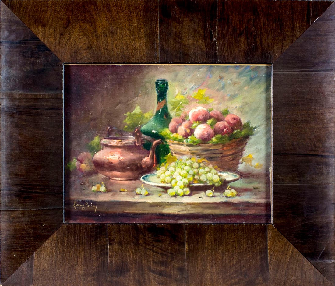 Langlois (France,19/20C) oil painting antique - 3