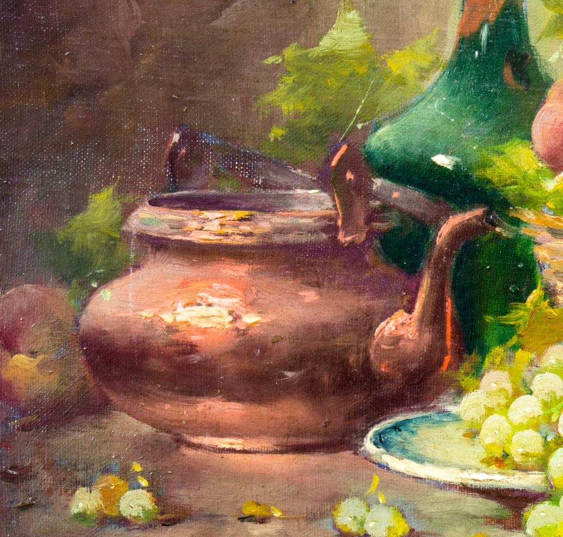 Langlois (France,19/20C) oil painting antique - 5