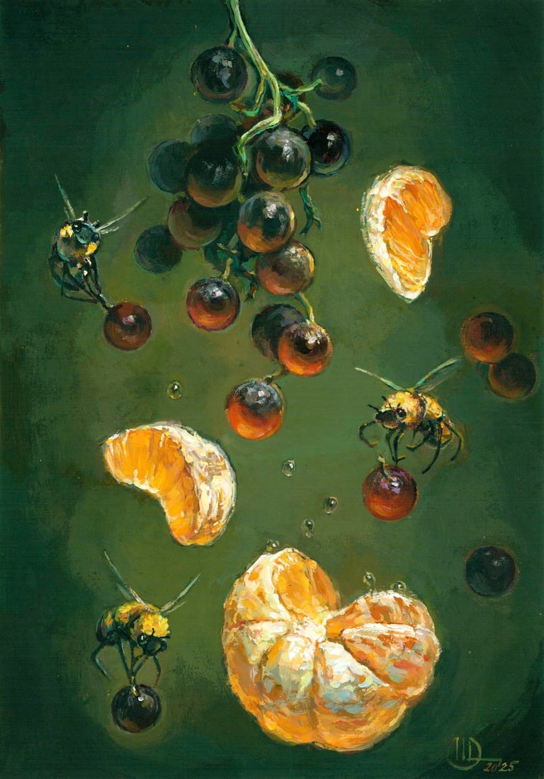 Olena Horbenko (Ukraine,20/21C) acrylic painting (1 of 12)