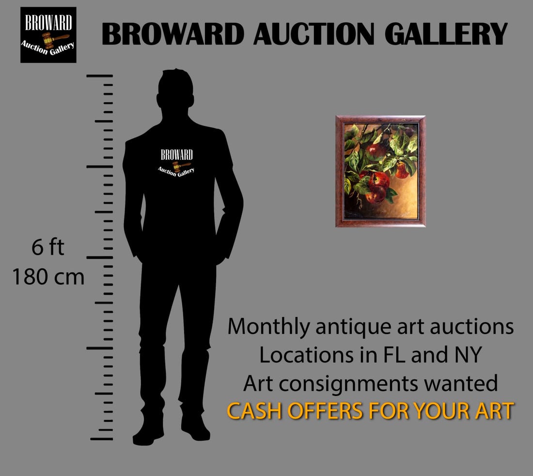 Antique early 20C American oil painting - 2