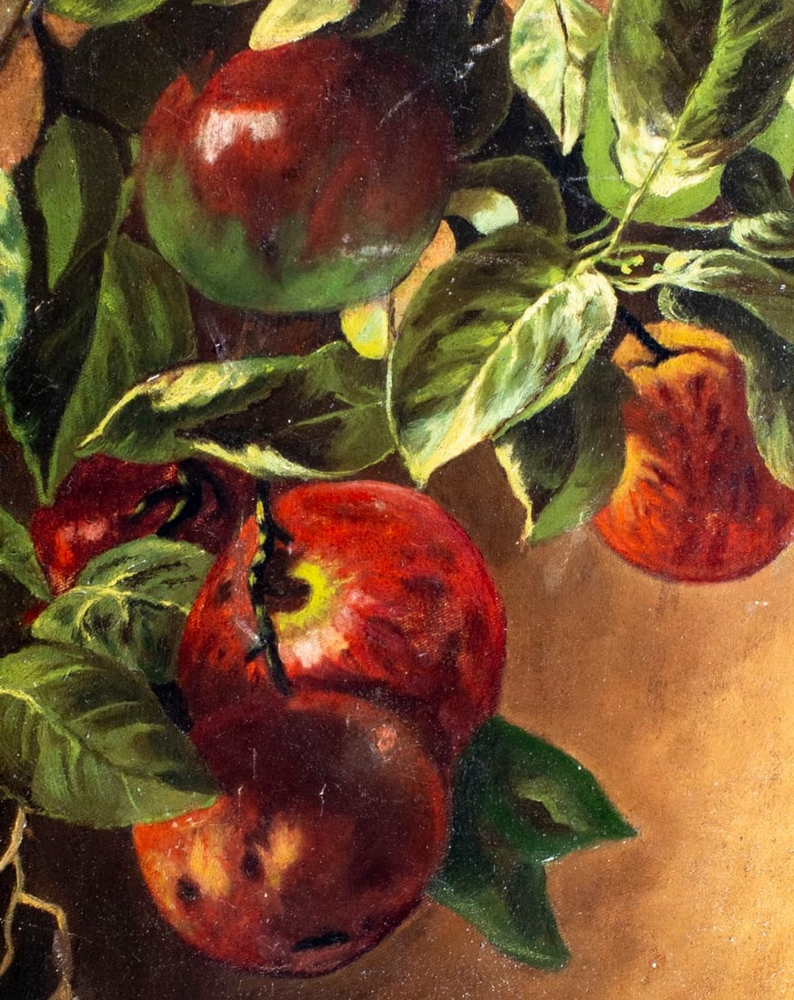 Antique early 20C American oil painting - 4