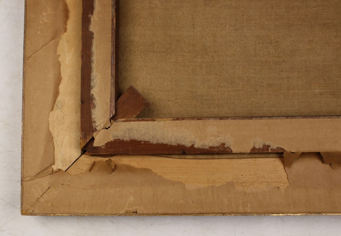 Antique early 20C American oil painting - 12