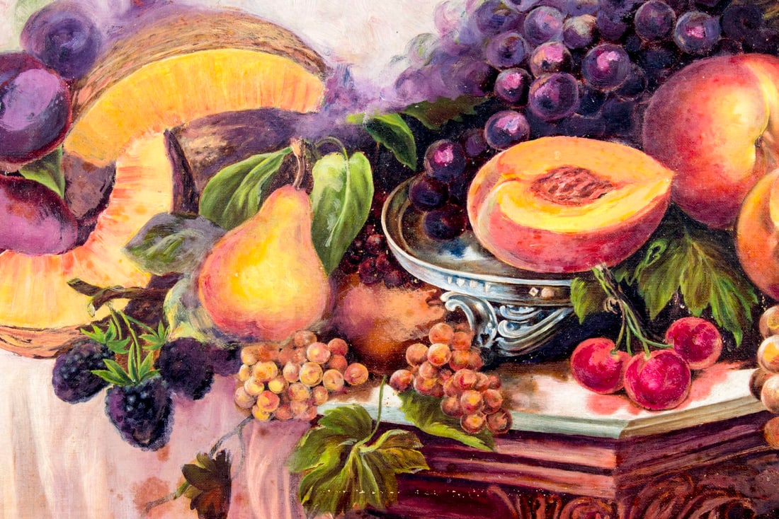 Antique early 20C American oil painting - 4