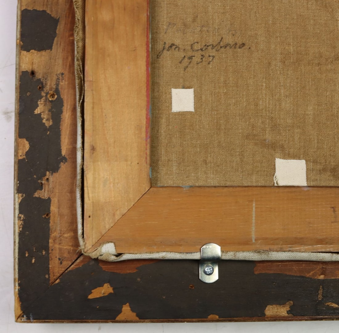 Jon Corbino (NY,MA,1905-1964) oil painting antique - 12