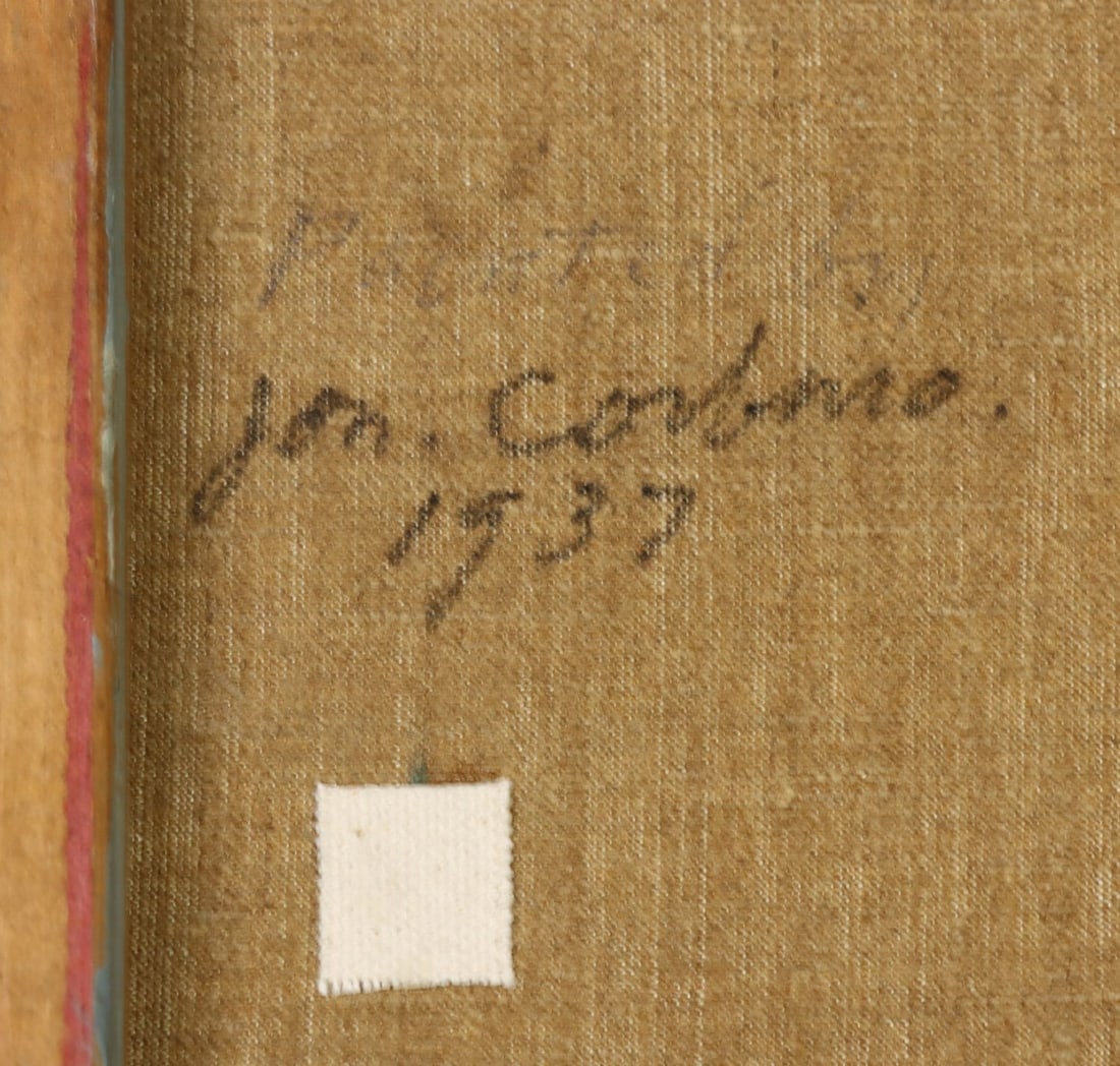 Jon Corbino (NY,MA,1905-1964) oil painting antique - 13