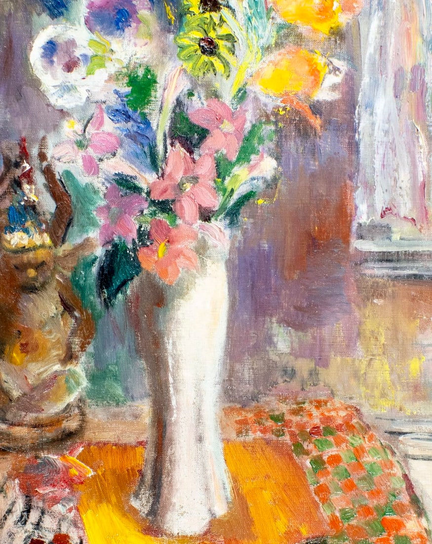 Jon Corbino (NY,MA,1905-1964) oil painting antique - 5