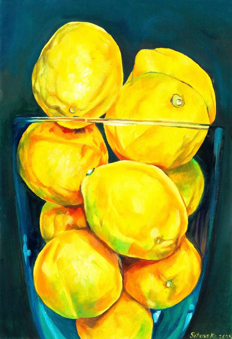 Anna Sitovska (Ukraine,20/21C) oil painting (1 of 12)