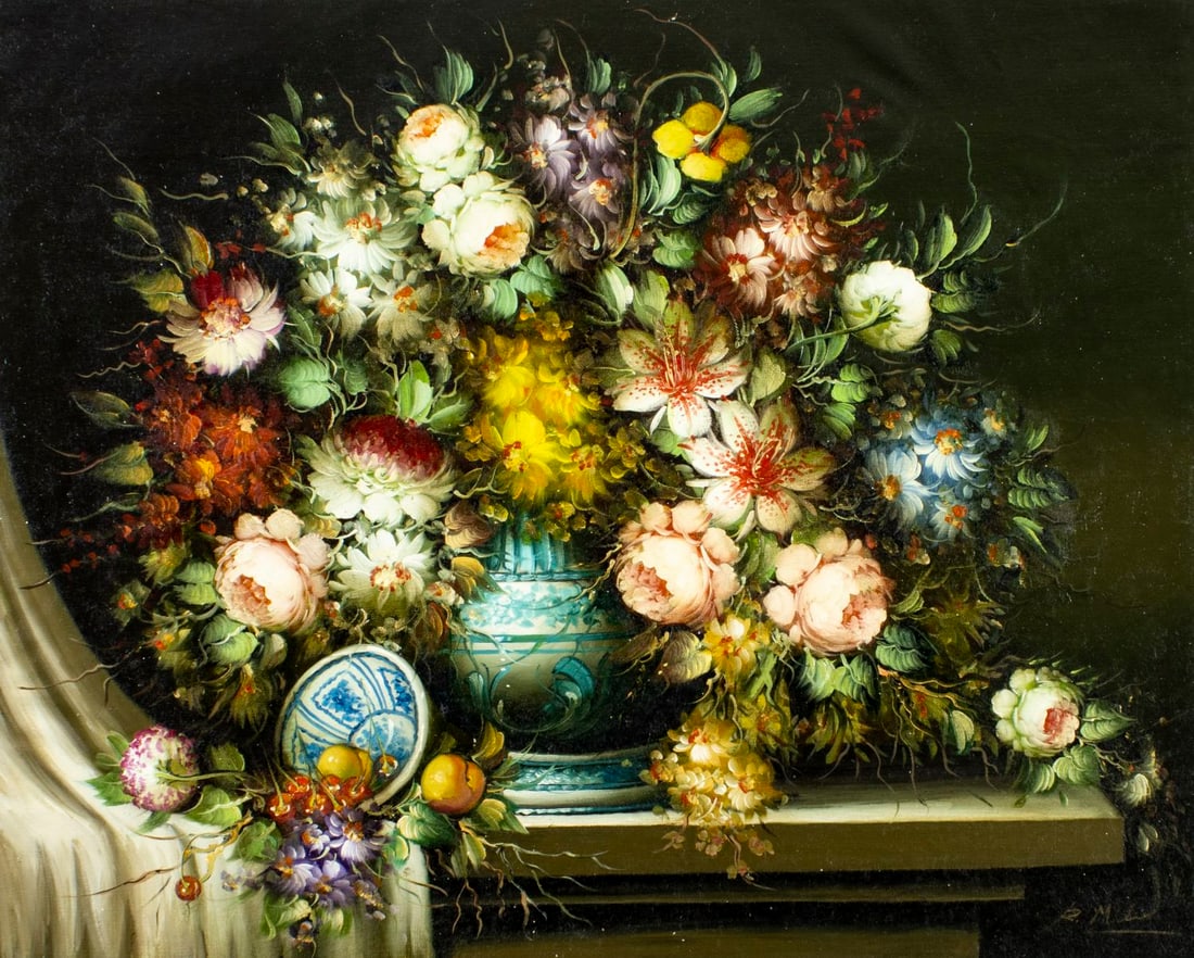 Roberto Michel (Spain,1944-?) oil painting (1 of 13)