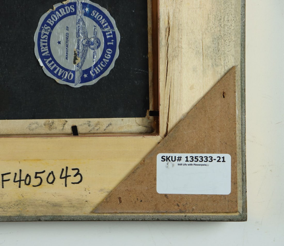 Vintage mid 20C American oil painting - 12