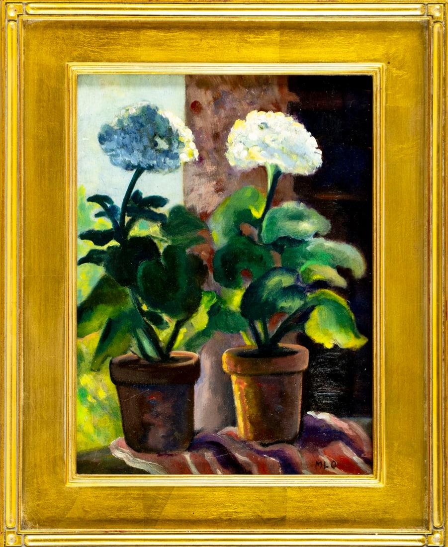 Vintage mid 20C American oil painting - 3