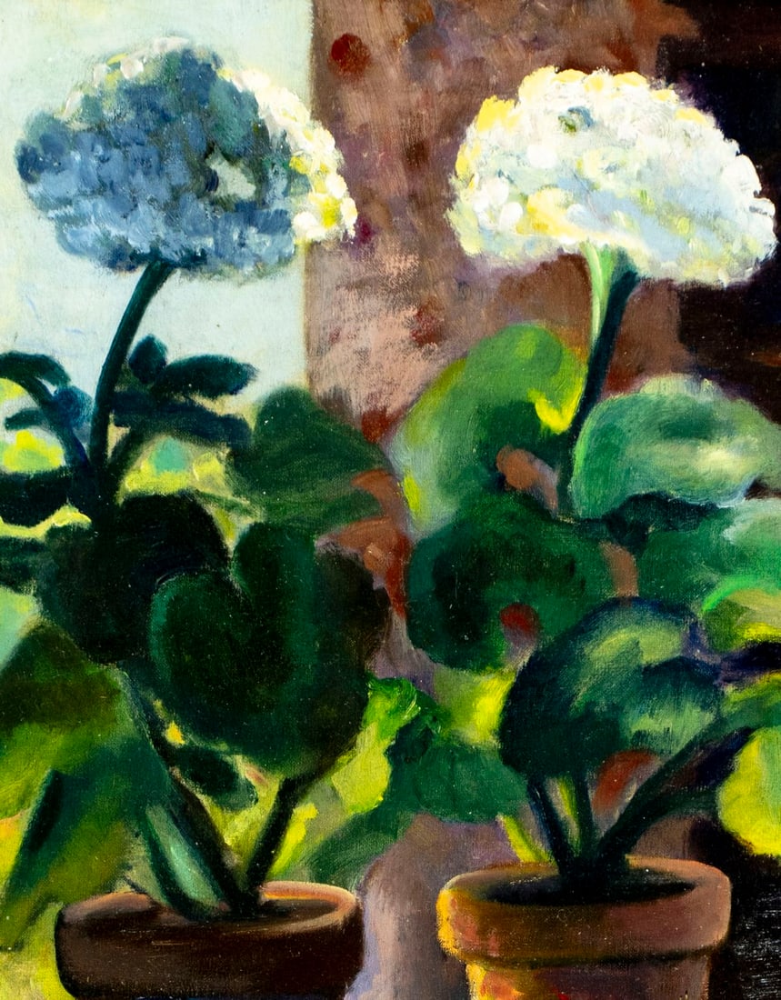 Vintage mid 20C American oil painting - 5