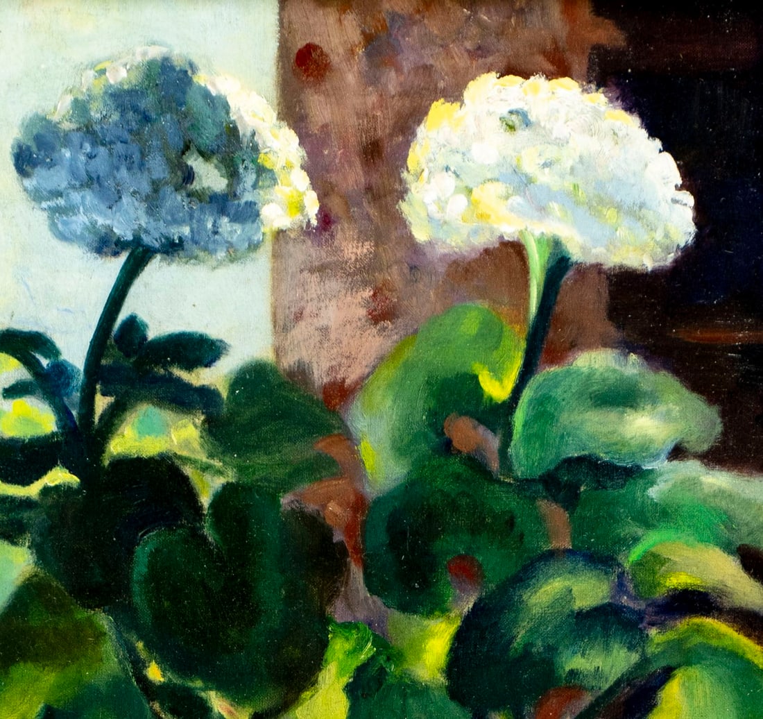 Vintage mid 20C American oil painting - 6