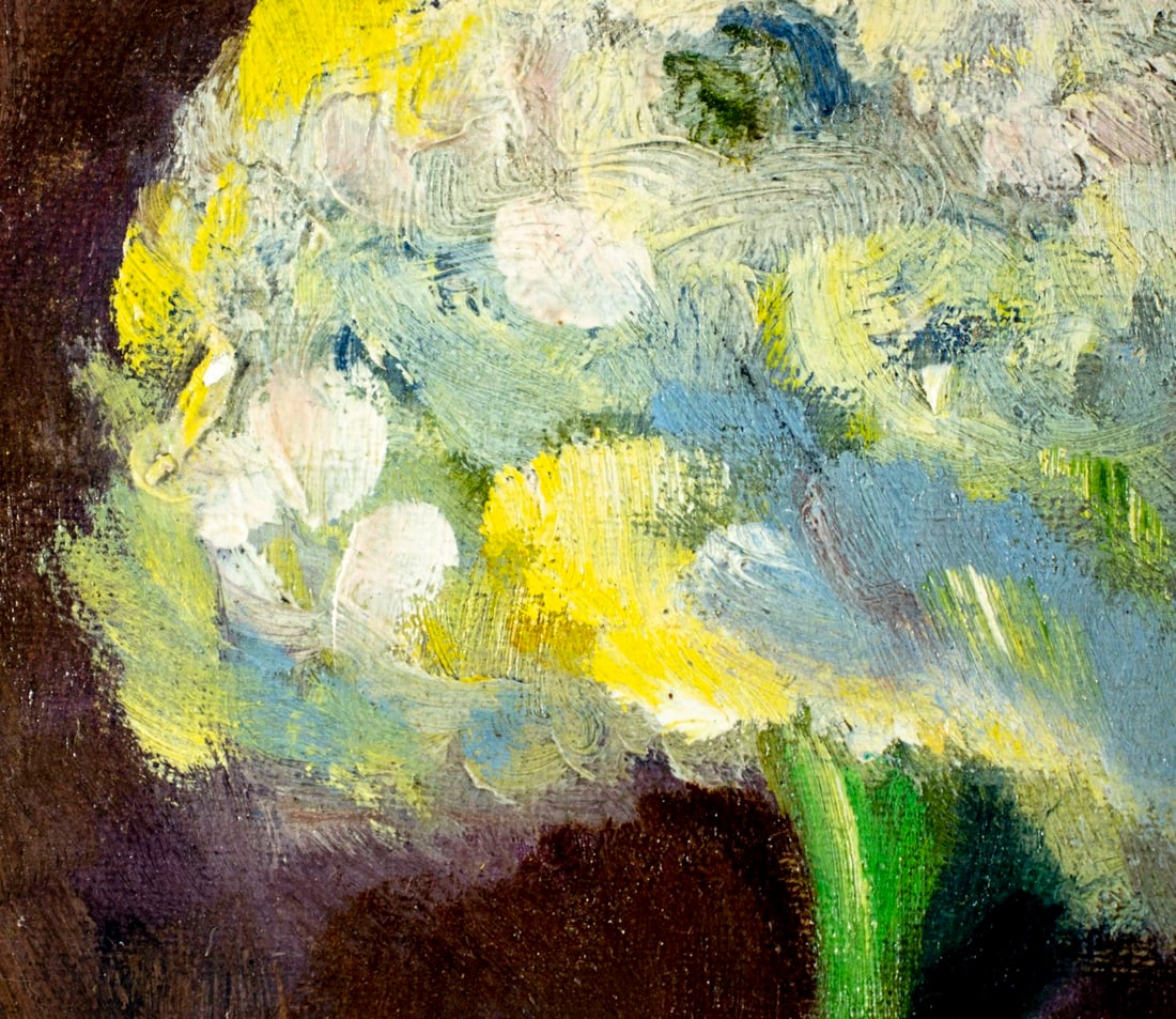 Vintage mid 20C American oil painting - 8