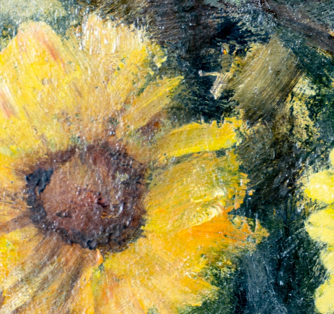 Vintage mid 20C Danish oil painting signed - 8