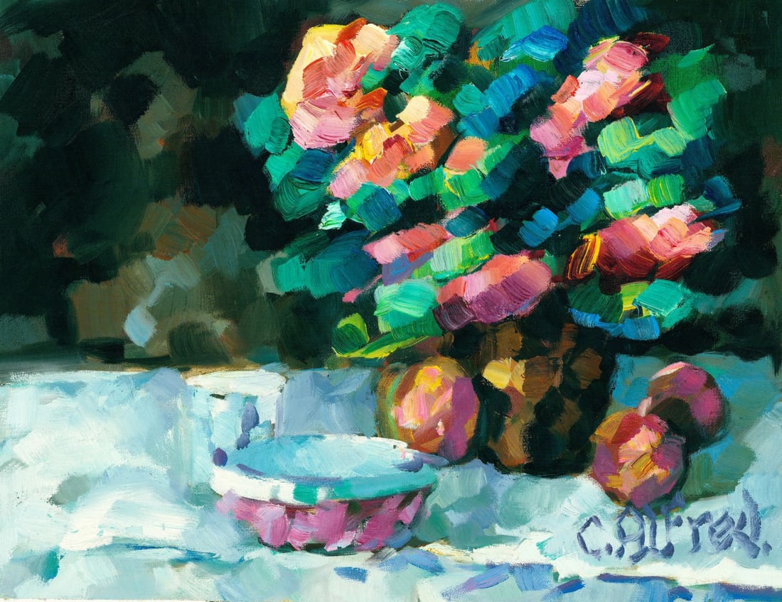 Lisandro Baylon (Argentina,US,1951-?) oil painting (1 of 11)