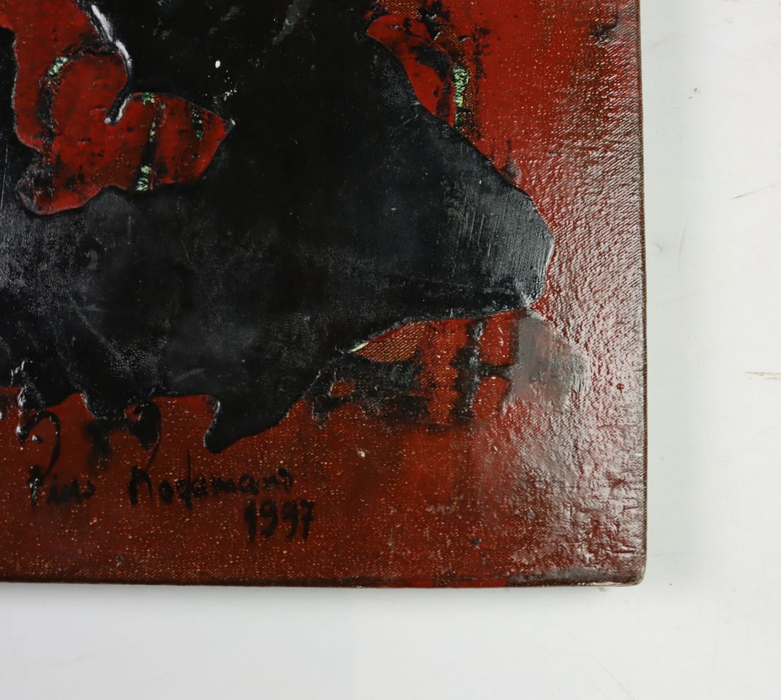 Pios Rodaman (FL,Brazil,b 1953) mixed media painting - 10