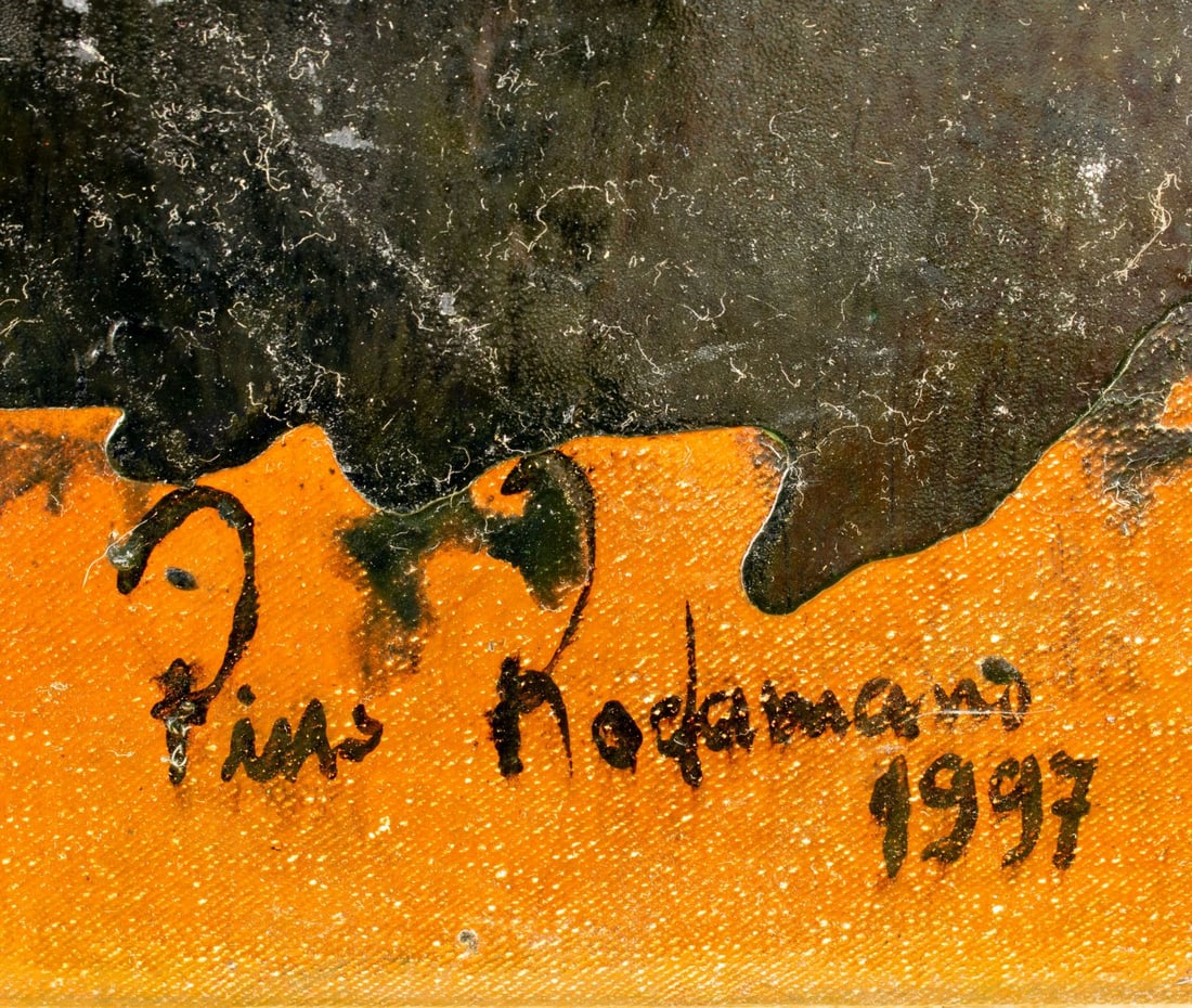 Pios Rodaman (FL,Brazil,b 1953) mixed media painting - 4