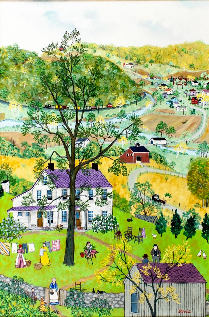 Janis (US,20C) oil painting (1 of 12)