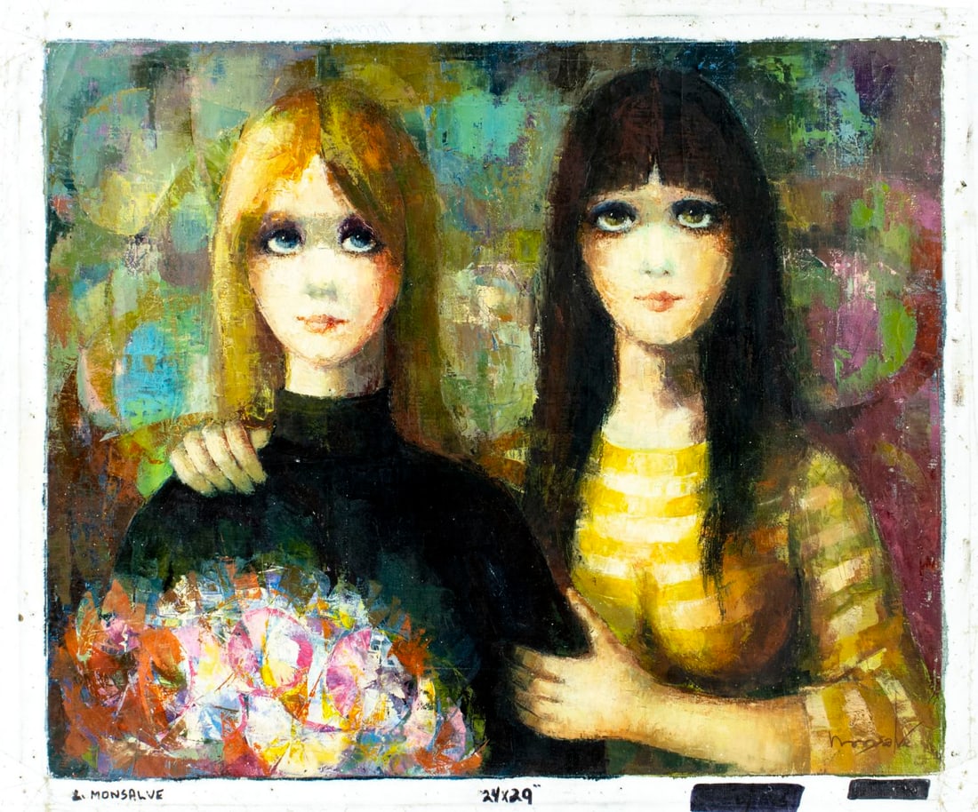 L Monsalve (Europe,20C) oil painting - 3