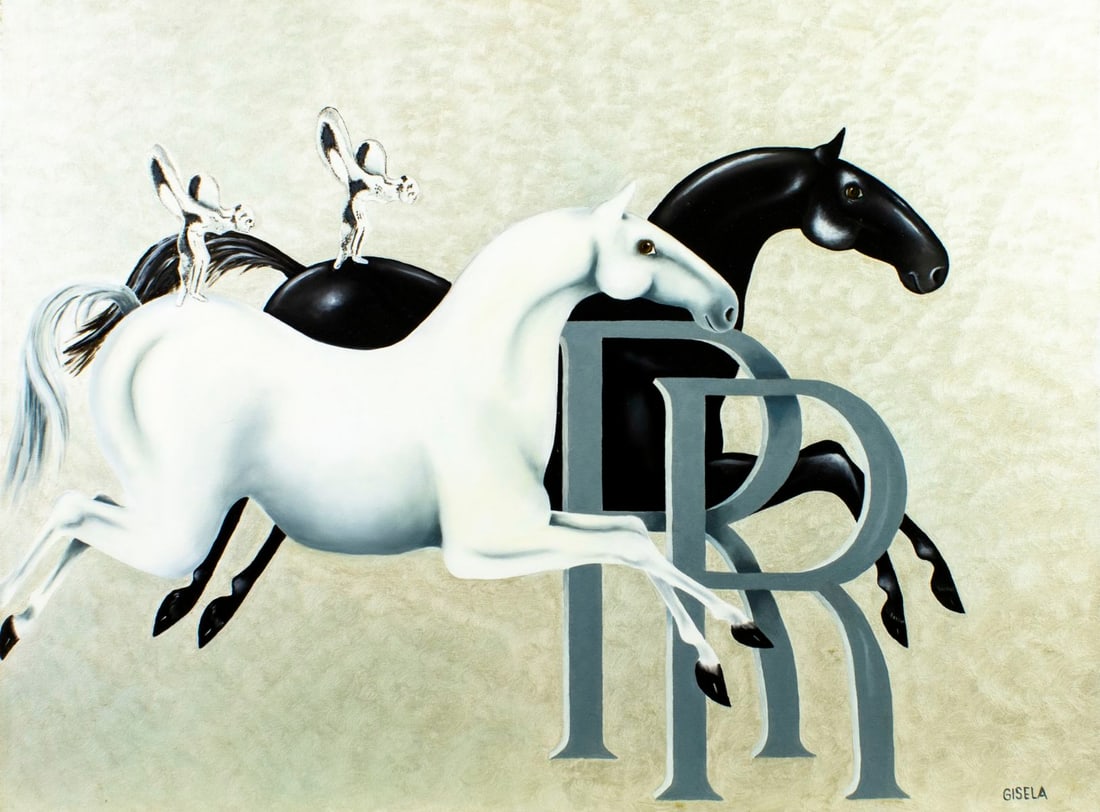 Gisela Pferdekamper (FL,German,20/21C) oil painting (1 of 13)