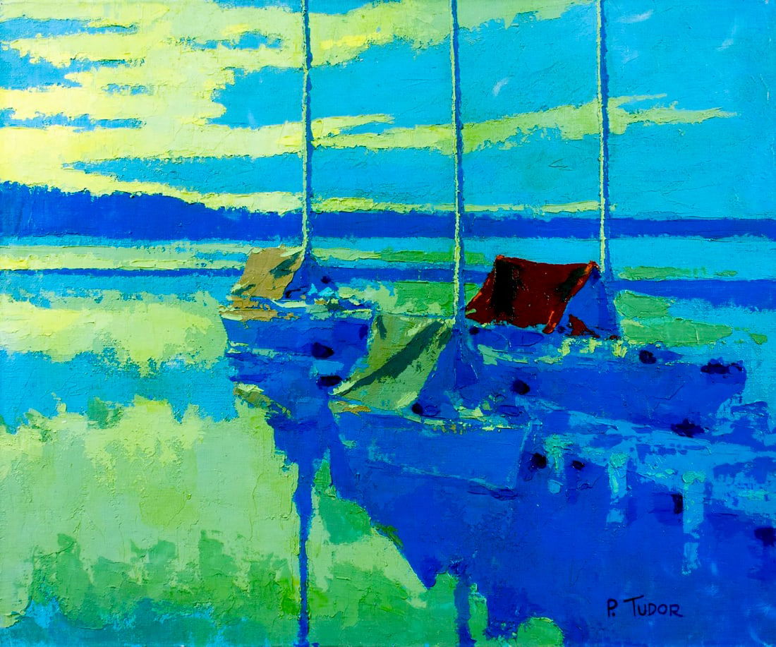 Paul Tudor (20C) oil painting (1 of 13)