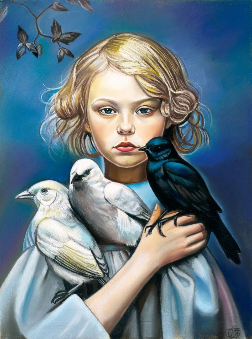 Genadiy Achkasov (Ukraine,b 1965) pastel painting (1 of 10)