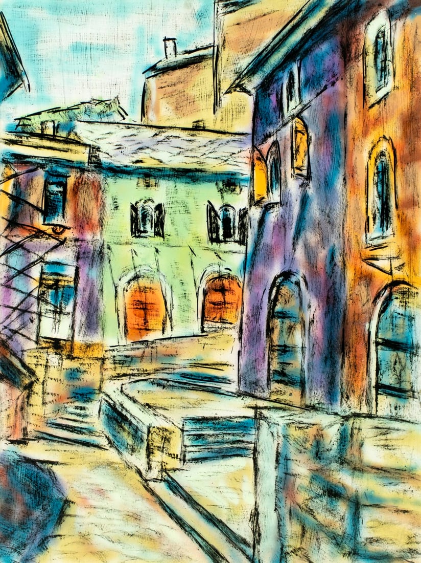 Evelyn Metzger (NY,Brazil,1911-2007) oil painting (1 of 12)