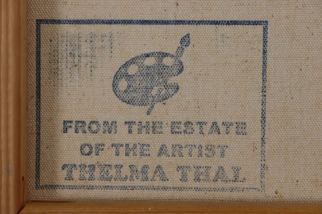 Thelma Thal (NY,1903-2001) oil painting - 14