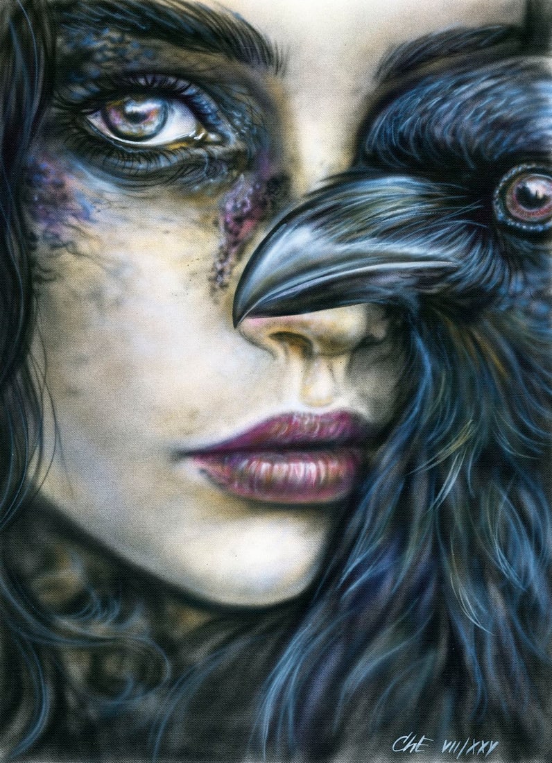 Evgeniy Chunikhin (Ukraine,b 1976) acrylic painting (1 of 12)