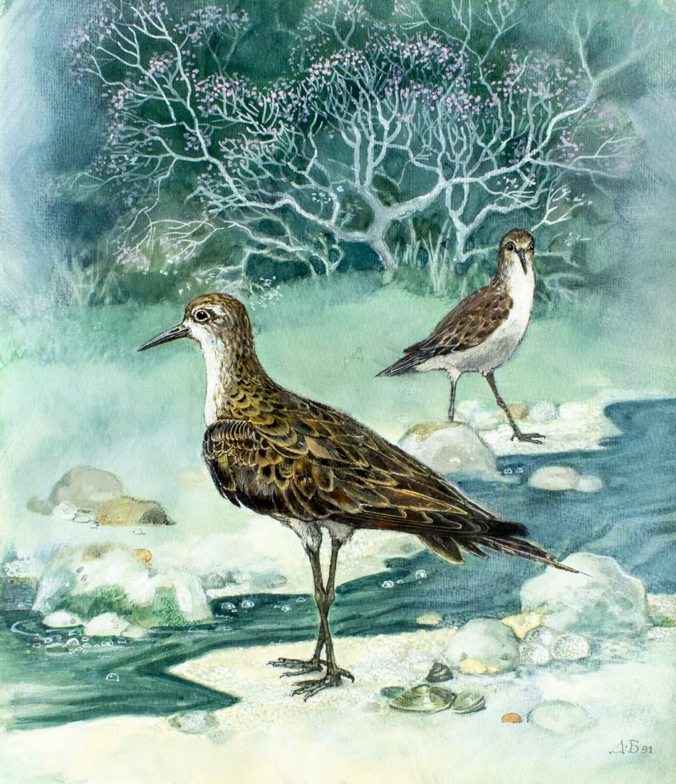 Dmitry Belukin (Russia,b 1962) watercolor painting (1 of 12)