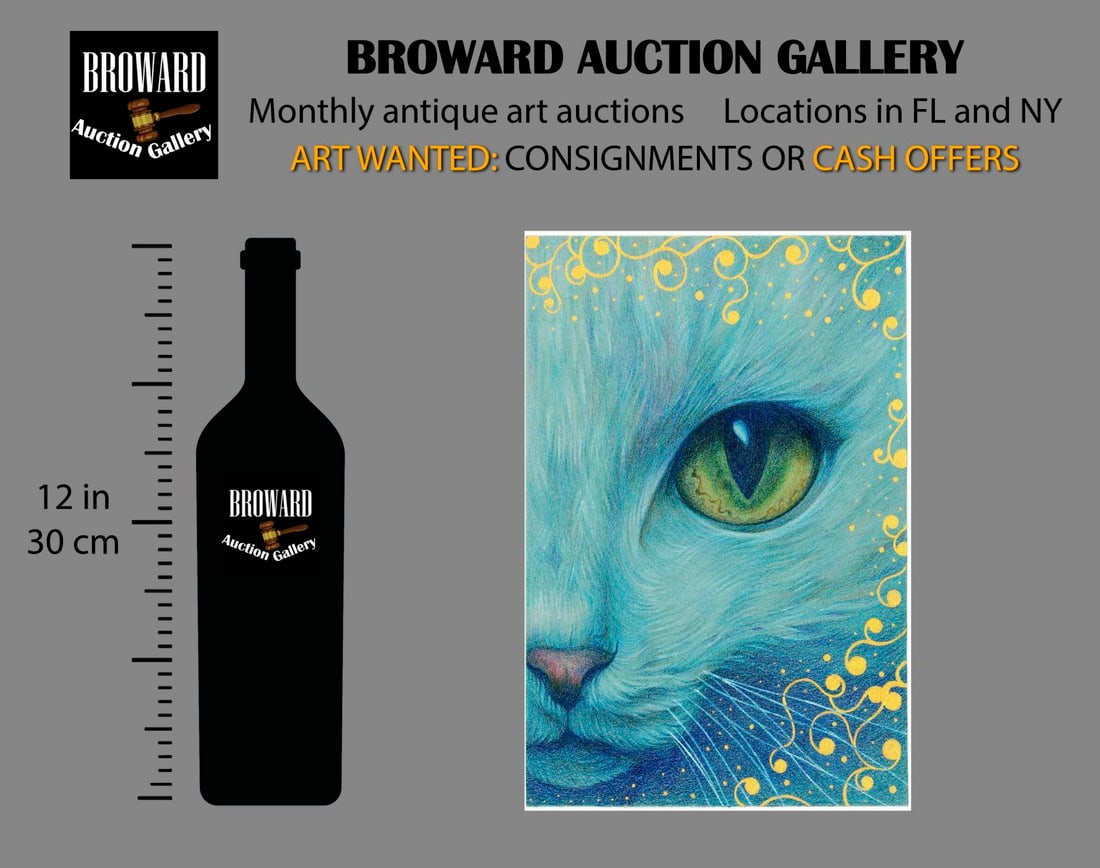 Elizaveta Shilenina (Ukraine,20/21C) colored pencil painting - 2