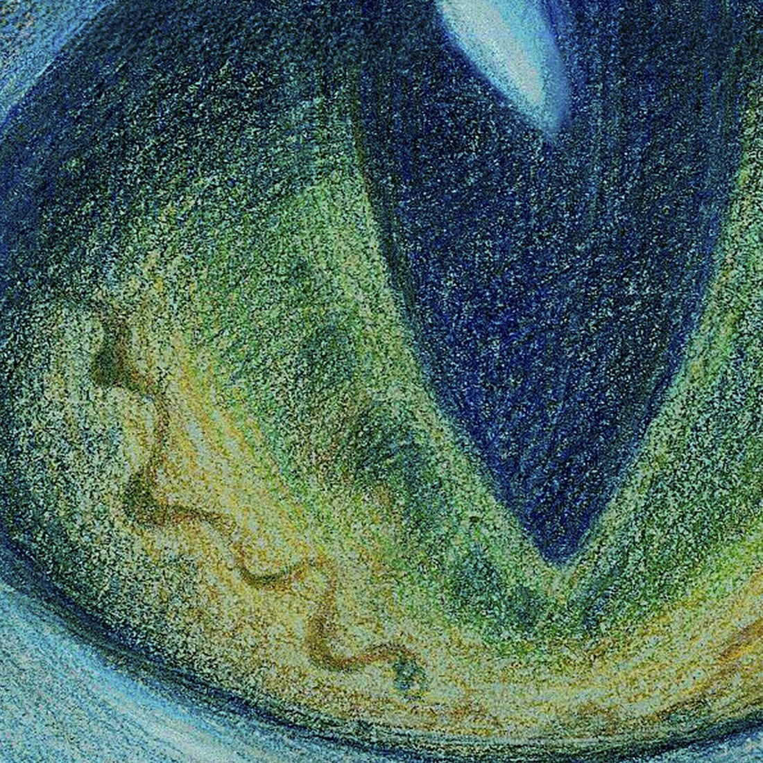 Elizaveta Shilenina (Ukraine,20/21C) colored pencil painting - 7