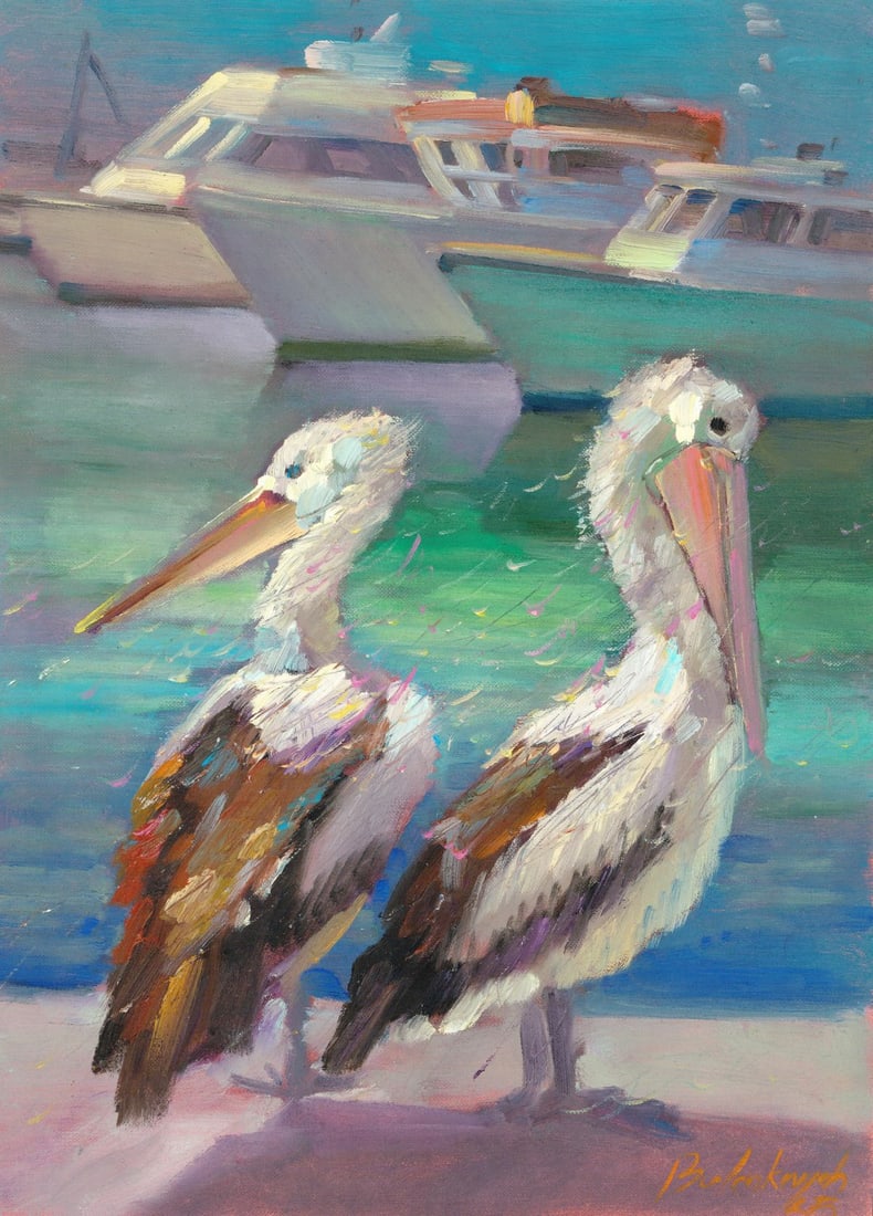 Volodymyr Budenkevych(Ukraine,20/21C) oil painting (1 of 13)