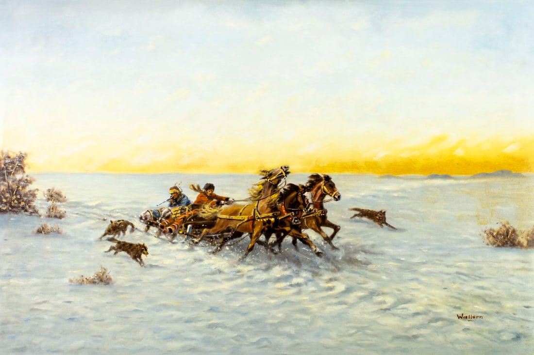 W Wallern (Austria,20C) oil painting (1 of 13)