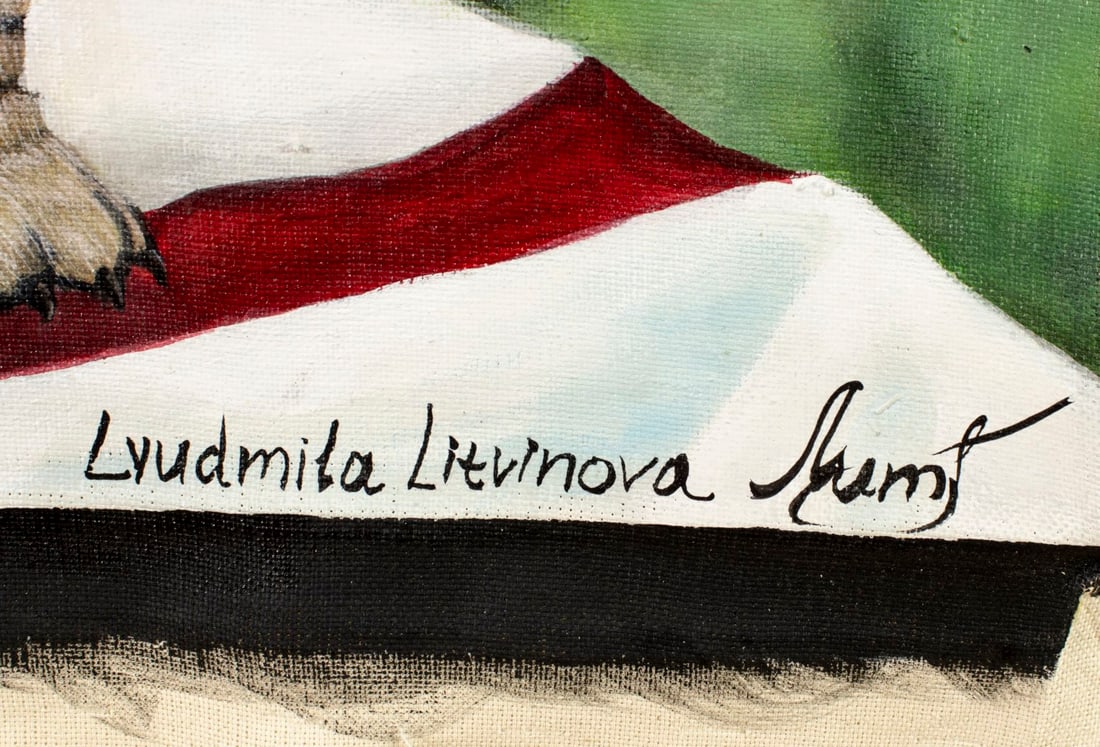 Lyudmila Litvinova (Russia,b 1991) acrylic painting - 4