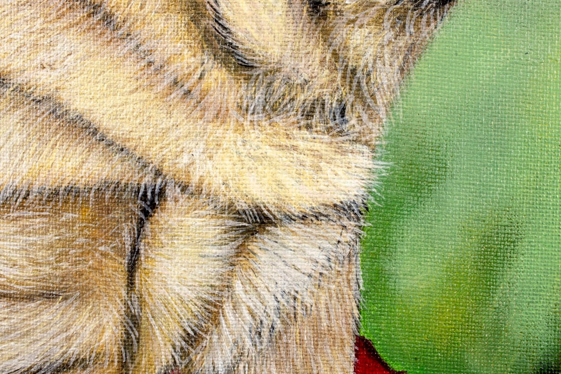 Lyudmila Litvinova (Russia,b 1991) acrylic painting - 9