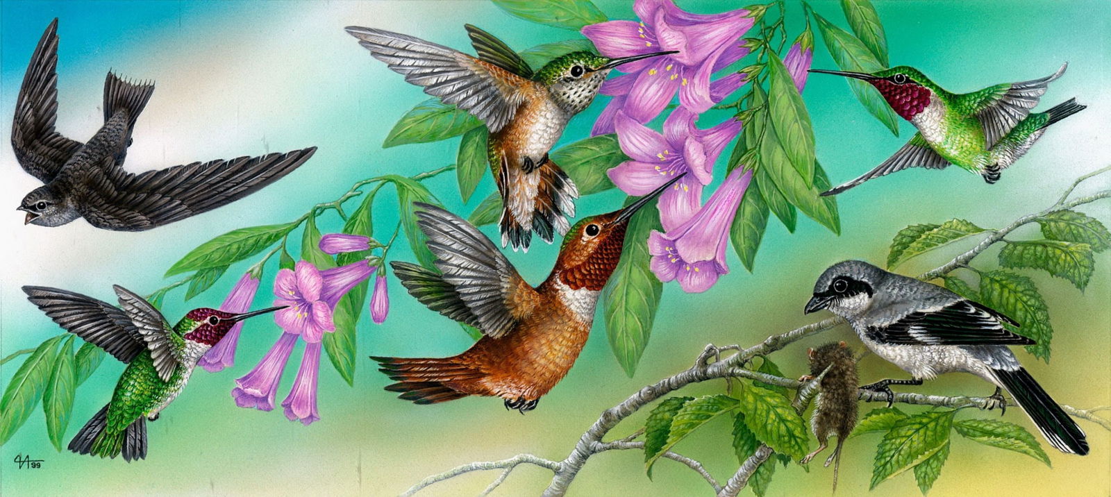 Alexei Isakov (Russia,20C) gouache painting (1 of 13)