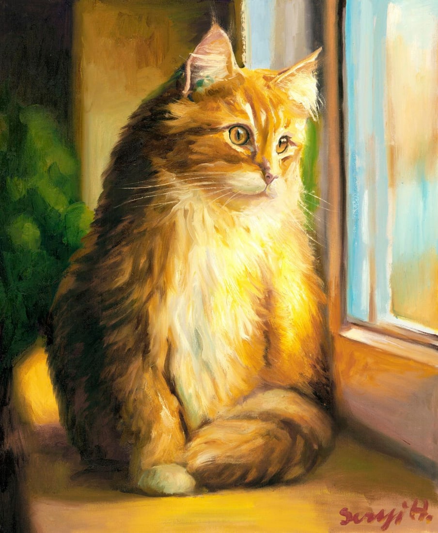 Alex Siryi (Ukraine,b 1997) oil painting (1 of 13)