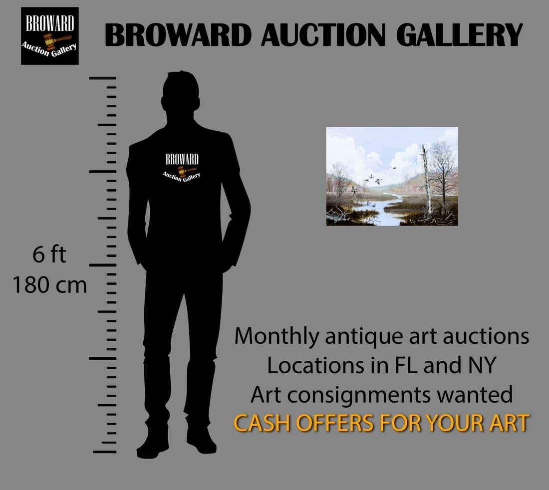 Horace Raper (NC,1939-2018) acrylic painting - 2