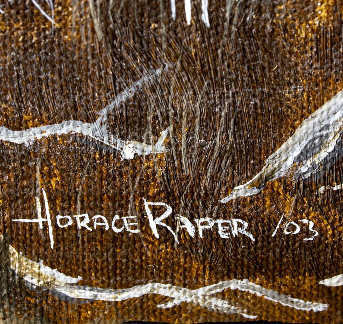 Horace Raper (NC,1939-2018) acrylic painting - 4