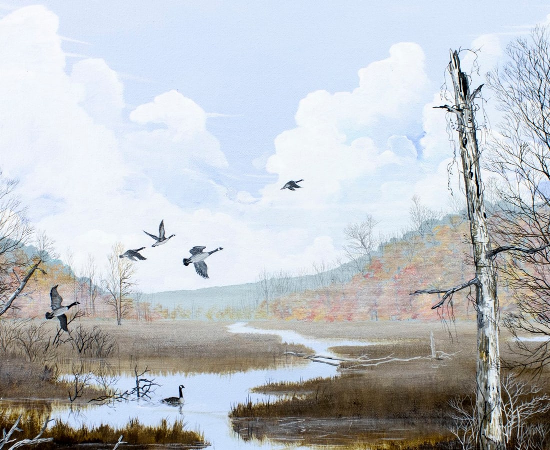 Horace Raper (NC,1939-2018) acrylic painting - 5