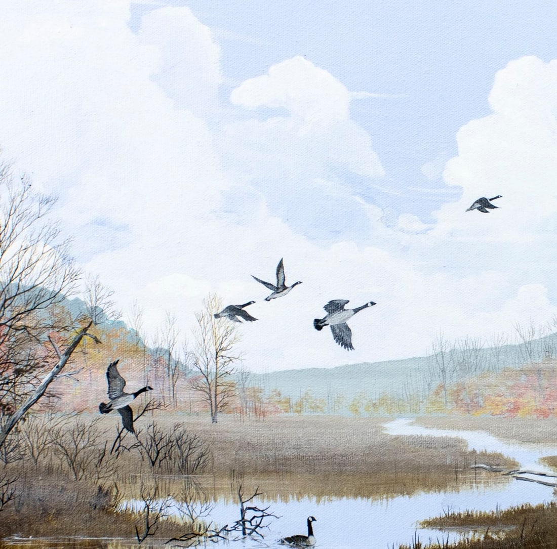 Horace Raper (NC,1939-2018) acrylic painting - 6