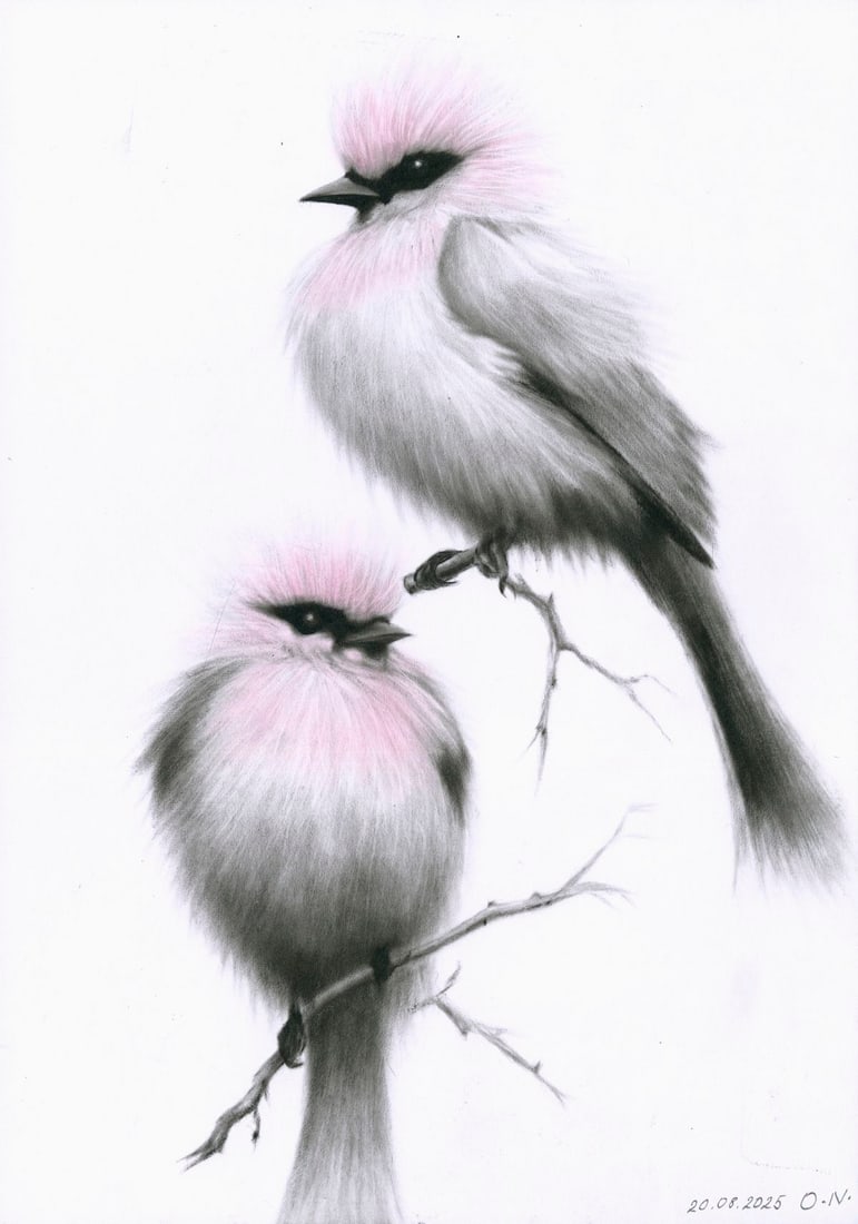 Olga Novostavskaya (Ukraine,b 1967) dry brush oil painting (1 of 12)