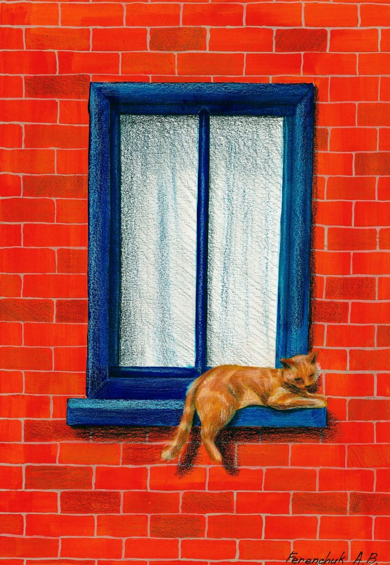 Anastasia Ferenchuk (Ukraine,20/21C) gouache painting (1 of 12)