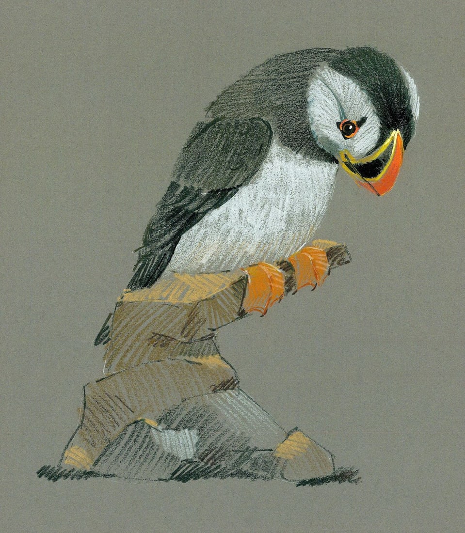 Deborah Bell Jarratt (PA,20/21C) colored pencil painting (1 of 9)