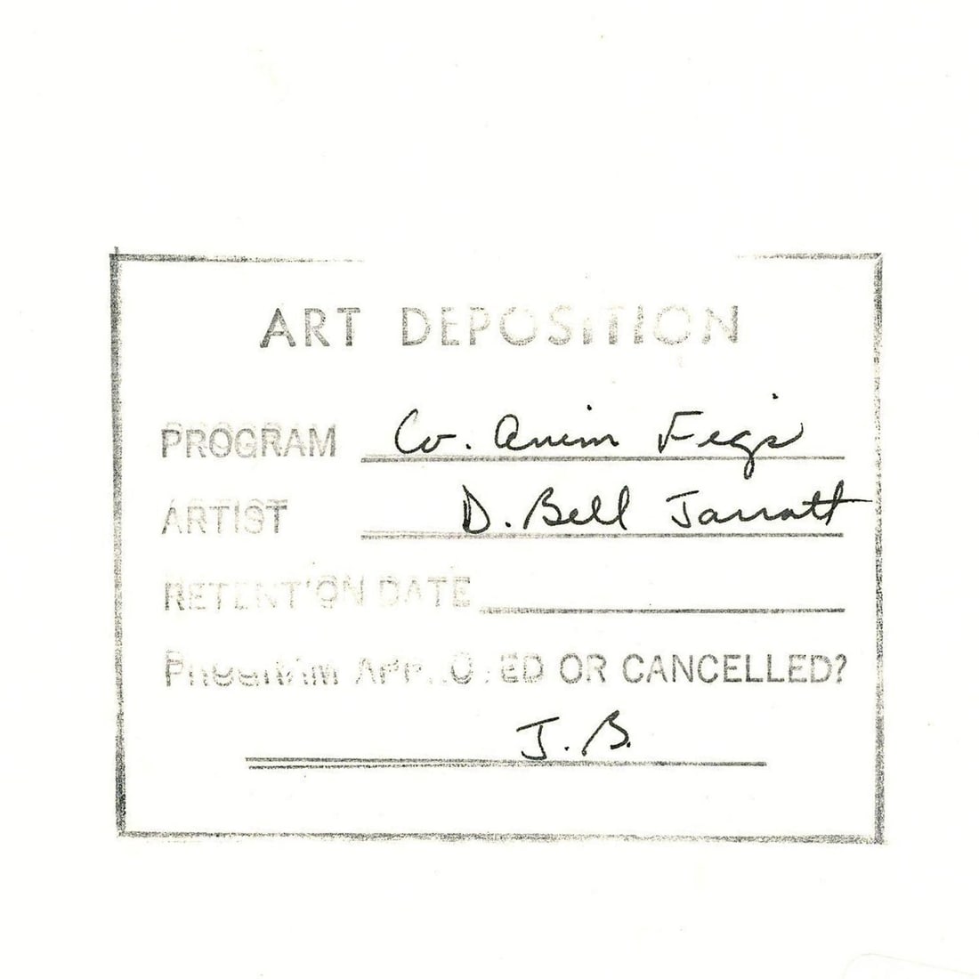 Deborah Bell Jarratt (PA,20/21C) graphite painting - 13