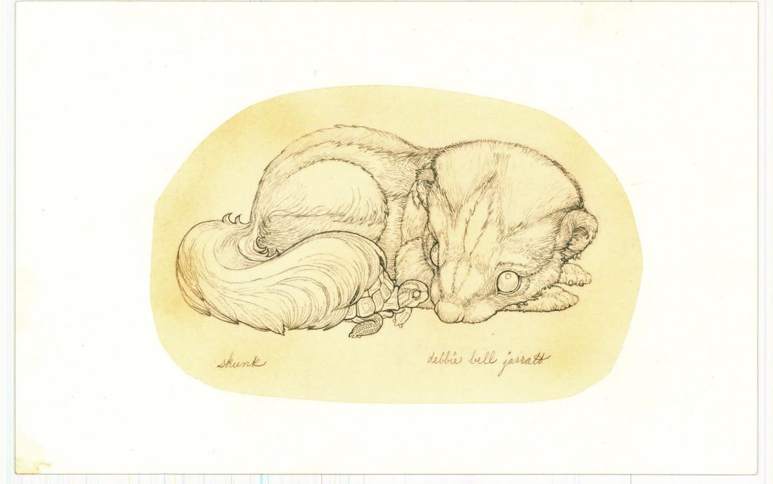 Deborah Bell Jarratt (PA,20/21C) graphite painting - 3