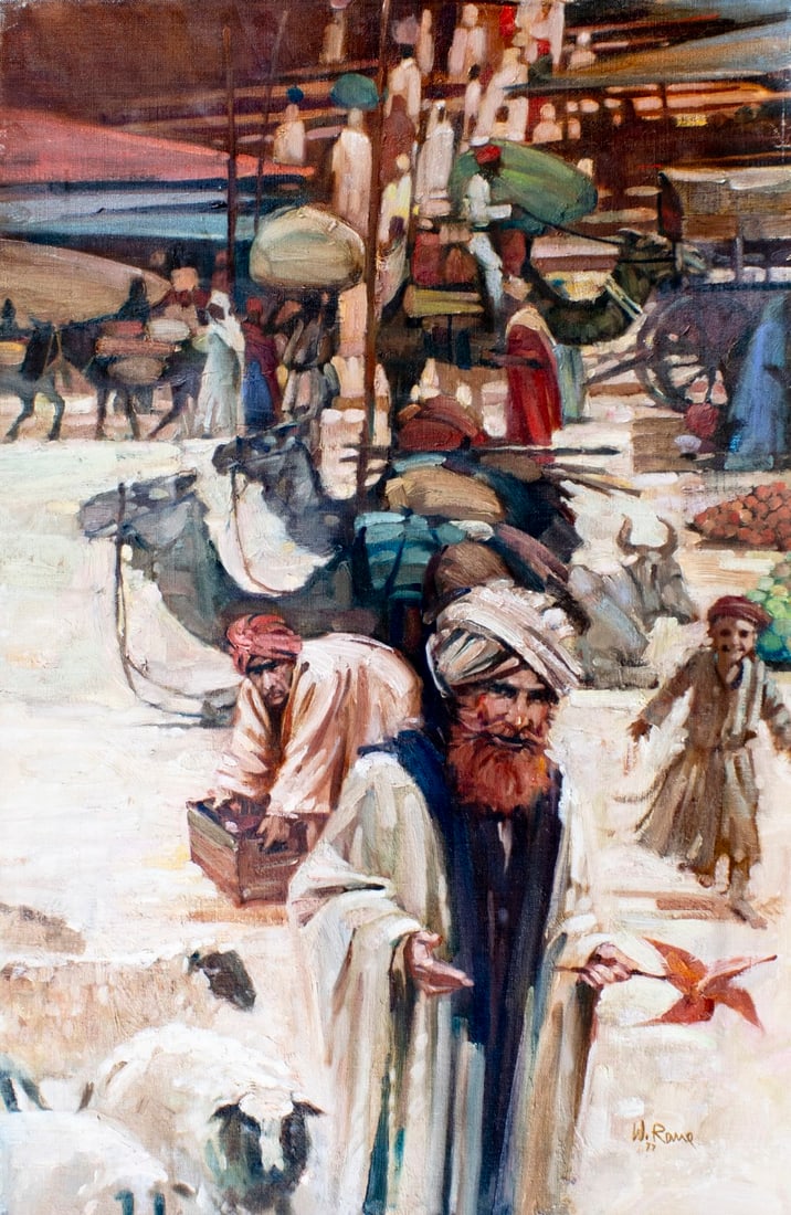 Walter Rane (OR,CA,b 1949) oil painting (1 of 14)