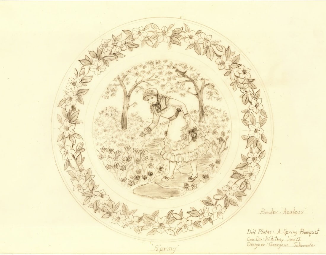 Georgann Schroeder (US,20C) graphite painting (1 of 11)