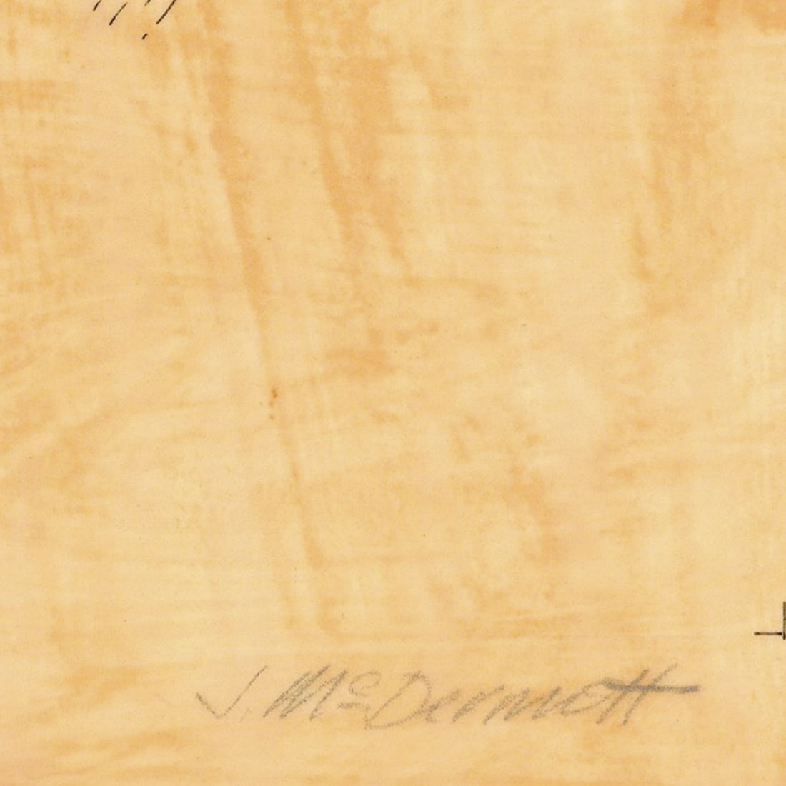 ATTR Jim McDermott (MA,CA,1960-2015) ink painting - 4